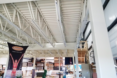 I-Beam and Truss Mezzanine